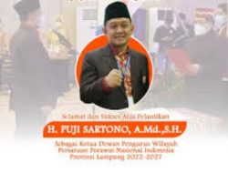 Anggota DPRD Lampung Puji Sartono, Putra Tanjung Bintang, Kini Jadi Nakhoda Organisasi Perawat Lampung