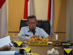 Sekdaprov Lampung Pimpin  Rapat Pembahasan Penyampaian Laporan Kegiatan dan Laporan Keuangan KORPRI Tahun 2022