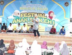 Masjid Al Ikhlas Berornamen Lampung di Kemiling Sambut Ramadhan 1445 Hijriah, dengan Gelar Festival Anak Sholeh