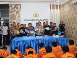 Operasi Sikat Krakatau 2024 Polresta Bandar Lampung Ungkap 52 Kasus dan Tangkap 50 Tersangka