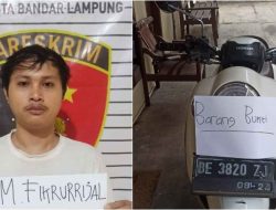 DPO Ganjal Mesin ATM di Bandar Lampung Diringkus Polisi, Ditangkap di Kontrakan Sukarame