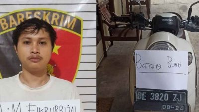 DPO Ganjal Mesin ATM di Bandar Lampung Diringkus Polisi, Ditangkap di Kontrakan Sukarame