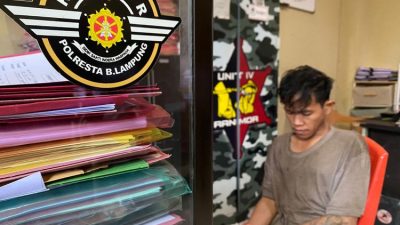 Aniaya Seorang Mahasiswa, Pedagang Buah Nanas di Bandar Lampung Ditangkap Polisi