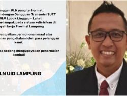 Pemulihan Sistem Kelistrikan Sumatera, 60 Persen Pelanggan PLN UID Lampung Kembali Menyala