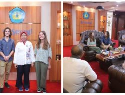 Rektor Sambut Dua Mahasiswa Asing Unila