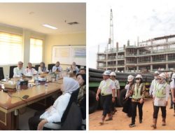Tim Dewan Pengawas BLU Unila Pantau Pembangunan Rumah Sakit Pendidikan Terpadu Nasional