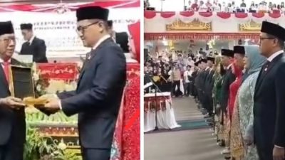 DPRD Lampung Gelar Paripurna Pelantikan dan Pengambilan Sumpah Janji Anggota Periode 2024-2029