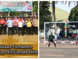 Ketua DPRD Lampung Ahmad Giri Akbar Hadiri Pembukaan Turnamen Danrem Cup 043/Gatam