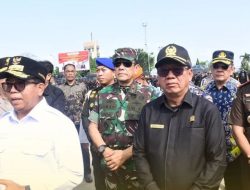 Ketua DPRD Lampung Mingrum Gumay Hadiri Apel Pasukan OPS Mantab Praja Krakatau 2024