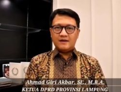 Ketua DPRD Lampung Ahmad Giri Akbar Ucapkan Selamat HUT Polda Lampung Ke-28