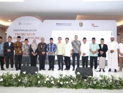 Pj. Gubernur Lampung Resmikan Ballroom Masjid Raya Al-Bakrie, Simbol Harmoni dan Kemajuan