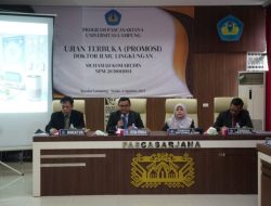 Muhamad Komarudin Resmi Raih Gelar Doktor Ilmu Lingkungan