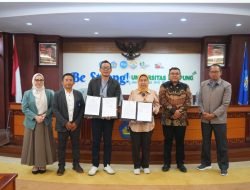 Unila dan PT Pegadaian Lampung Taken MoU Perkuat Literasi Keuangan dan SDM Kampus