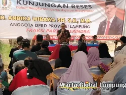Anggota DPRD Lampung Andika Wibawa Gelar Reses