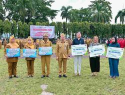 Pimpin Apel Mingguan, Sekdaprov Marindo Kurniawan Dorong Budaya K3 dan Apresiasi ASN Pemprov Lampung yang Purna Bhakti