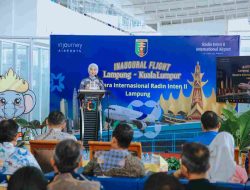 Bandara Radin Inten II Kembali Buka Layanan Internasional, Wagub Jihan Nurlela Lepas Penerbangan Perdana Rute Lampung–Kuala Lumpur