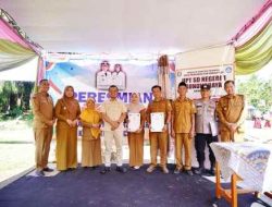 Bupati Pringsewu Resmikan UPT SDN 1 Gunungraya sebagai Sekola Definitif