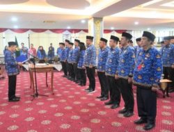 Sekdaprov Marindo Kurniawan Kukuhkan Pengurus KORPRI Way Kanan, Tekankan Peran Strategis ASN