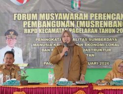 Musrenbang RKPD 2027 di Pagelaran, Pringsewu Fokus SDM, UMKM dan Infrastruktur