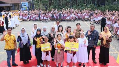 Walikota Bandar Lampung Apresiasi Prestasi SD Fransiskus 2 Pahoman Bandar Lampung,  Juara DANCOW Indonesia Cerdas Season 2