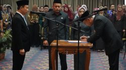 Sekdaprov Marindo Lantik Pejabat Administrator dan Pengawas, Gubernur Minta Kinerja Makin Berdampak*