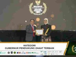 Gubernur Mirza Kembali Raih Grand BAZNAS Awards 2026, Perkuat Ekosistem Zakat Produktif di Lampung